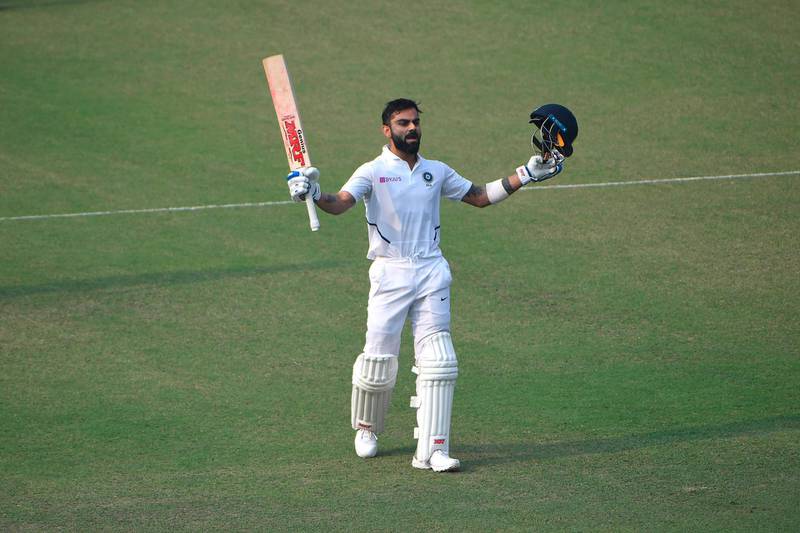 Virat Kohli has scored 27 centuries in Test cricket, five more than the number of fifties under his belt. AFP