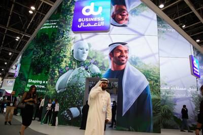 The Du stand at Gitex