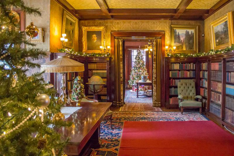 On a self-guided tour, guests will experience the decorated first floor, second floor, and lower level of the Glensheen mansion.