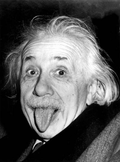(EingeschrÃ¤nkte Rechte fÃ¼r bestimmte redaktionelle Kunden in Deutschland. Limited rights for specific editorial clients in Germany.) Portrait of physicist Albert Einstein sticking his tongue out - 1951 (Photo by ullstein bild/ullstein bild via Getty Images)