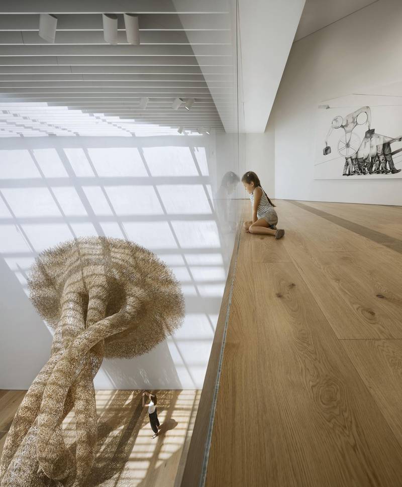 It is the largest installation to date by the Japanese bamboo artist. Courtesy NAARO