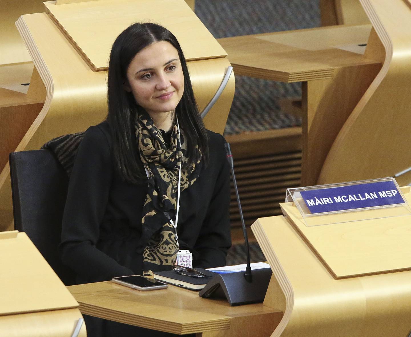 Mairi McAllan MSP.  PA