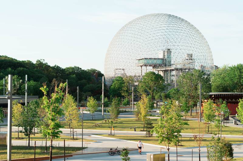 The Biosphere in Montreal was the United States pavilion at Expo 1967. Photo: Guilaume Techer