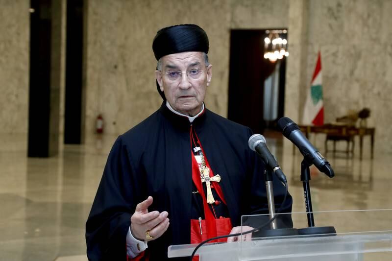 Maronite Patriarch Bechara Al Rai has been pushing for Lebanese neutrality. Reuters