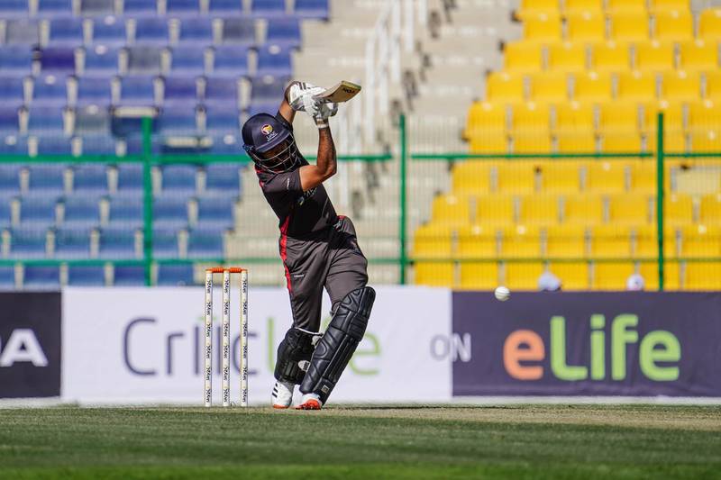Action from UAE's win over Ireland in Abu Dhabi. Abu Dhabi Cricket