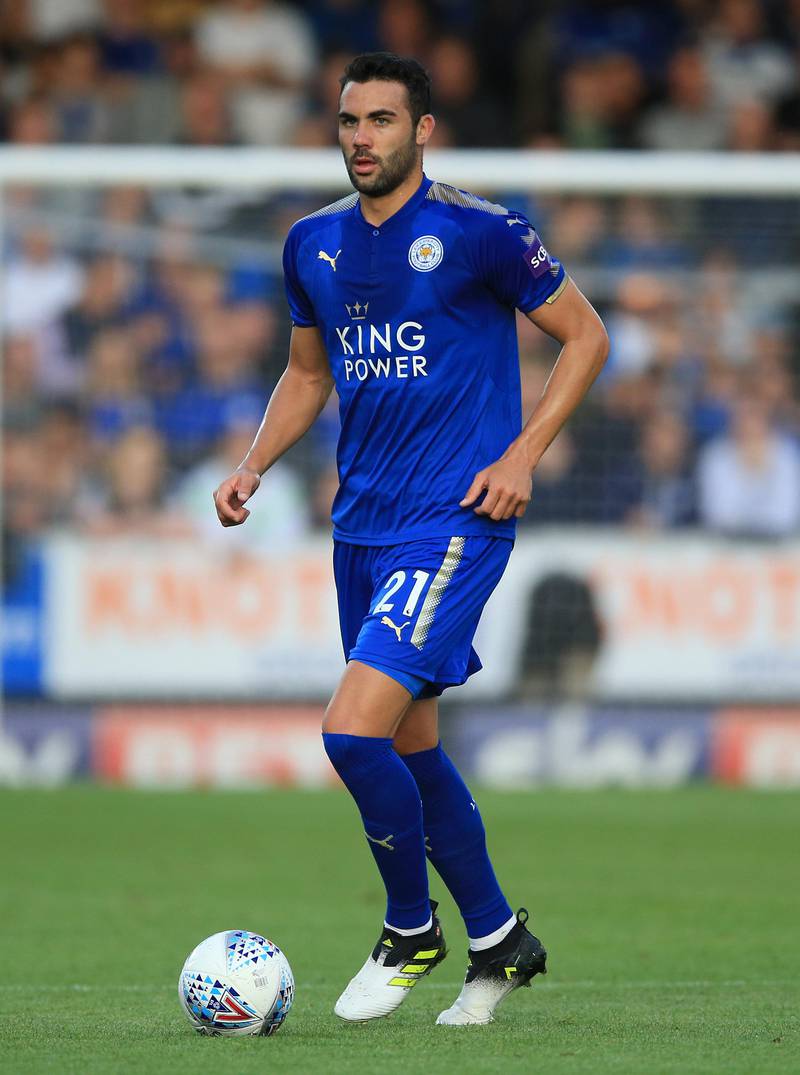 Leicester City's Vicente Iborra during the pre-season friendly match at the Pirelli Stadium, Burton. PRESS ASSOCIATION Photo. Picture date: Tuesday August 1, 2017. See PA story SOCCER Burton. Photo credit should read: Nigel French/PA Wire. RESTRICTIONS: EDITORIAL USE ONLY No use with unauthorised audio, video, data, fixture lists, club/league logos or "live" services. Online in-match use limited to 75 images, no video emulation. No use in betting, games or single club/league/player publications.