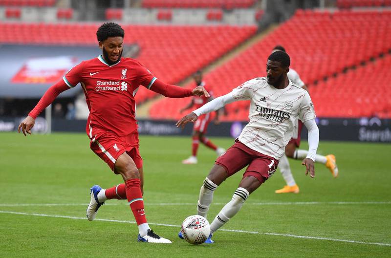 Joe Gomez – 7, Had little to bother him after starting at centre-back, but was unable to provide much impetus when he was moved to right-back. EPA