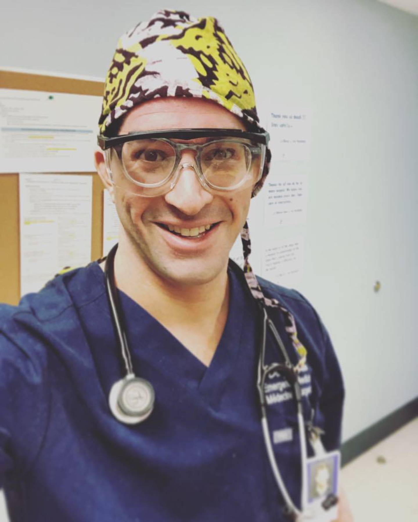 Dr Jason Freder, an emergency medical physician in Delta, British Columbia has noticed more and more young people coming in with Covid-19. Courtesy Jason Freder.