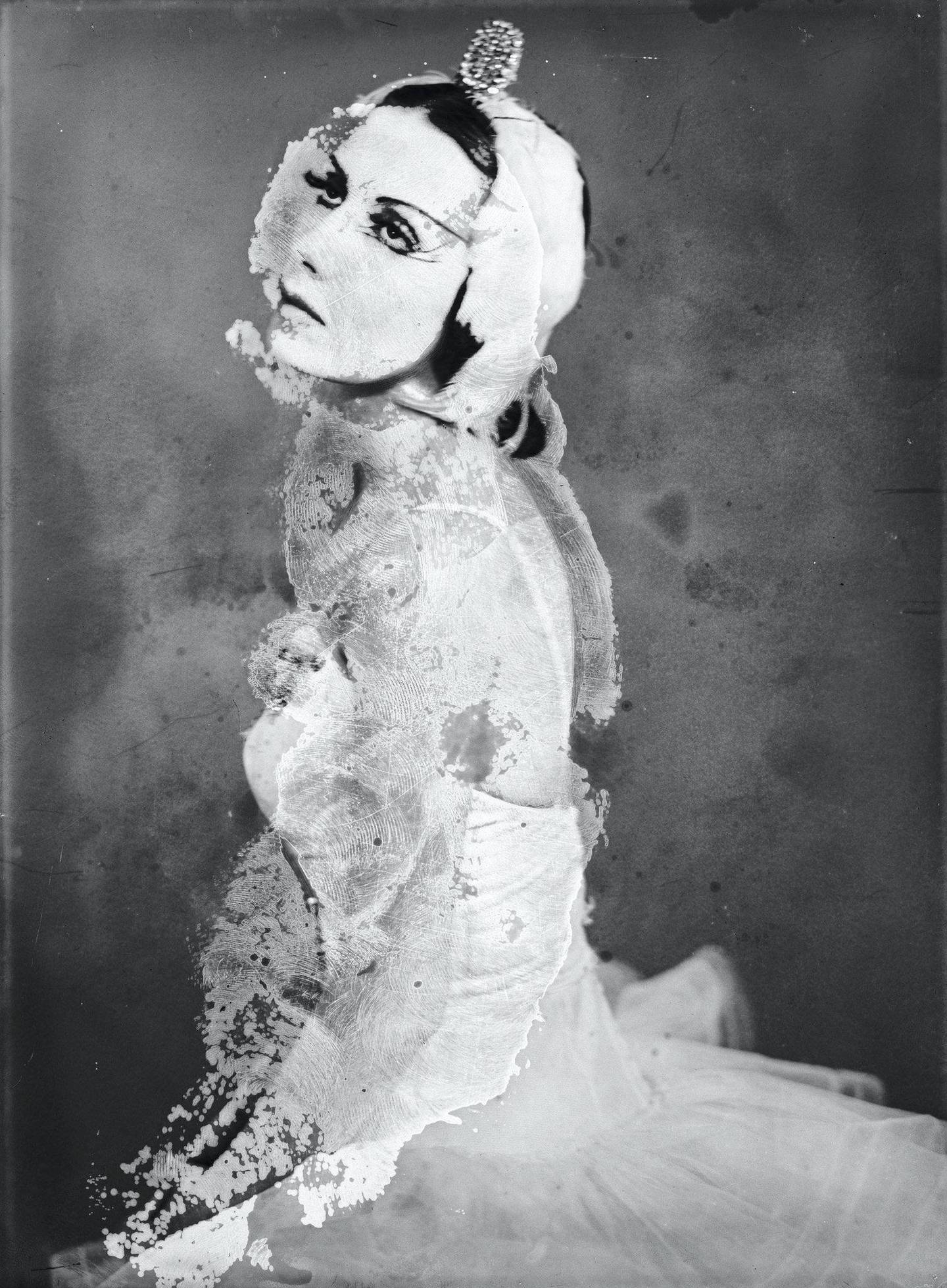 A portrait of Tamara Toumanova, ballet dancer, in Egypt, 1950-1960. Armand Collection, courtesy of the Arab Image Foundation