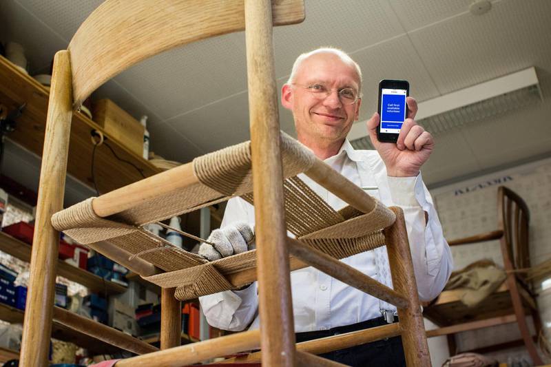 Hans Jorgen Wiberg, co-founder and inventor of the Be My Eyes app. Photos courtesy: Be My Eyes