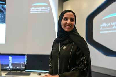 Reem AlMehisni, rover thermal engineering chief at the Mohammed bin Rashid Space Centre in Dubai. Khushnum Bhandari / The National
