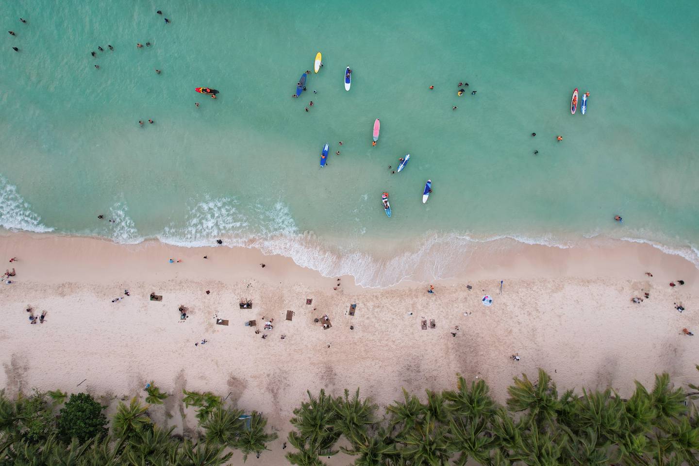 White Beach in Boracay Island, the Philippines. The national government is trying to boost tourist numbers. Reuters