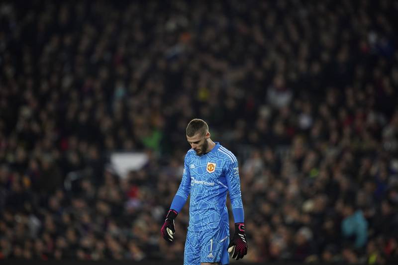 MANCHESTER UNITED RATINGS: David de Gea 7 - Strong near post save from Lewandowski early on. And from Alba on 37 minutes. Busy second half. Will be frustrated to watch Barcelona’s second goal again, but while he didn’t touch it, Lewandowski was a decoy. Saved from Ansu Fati as Barça pushed for a winner.
AP