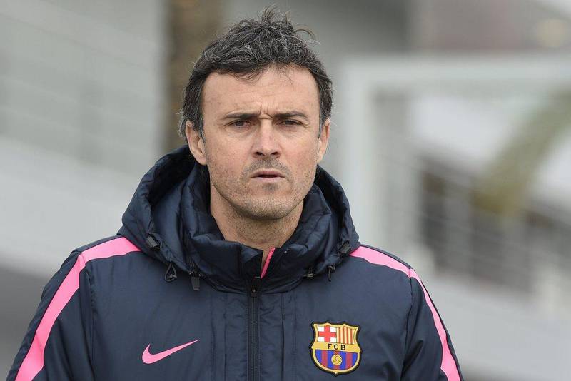 Barcelona's coach Luis Enrique has guided his team to 38 points from 17 matches, putting them four behind leaders Real Madrid in La Liga. Lluis Gene / AFP / January 7, 2015