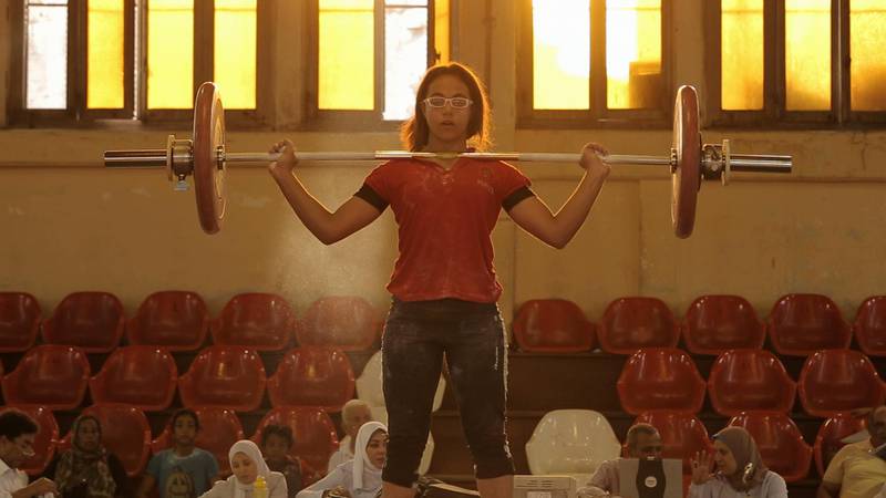 'Lift Like a Girl', by Egyptian director Mayye Zayed, charts the journey of the country's female weightlifting champions. 