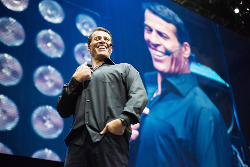 Tony Robbins is coming to Dubai for the first time in September. Courtesy Najahi Events