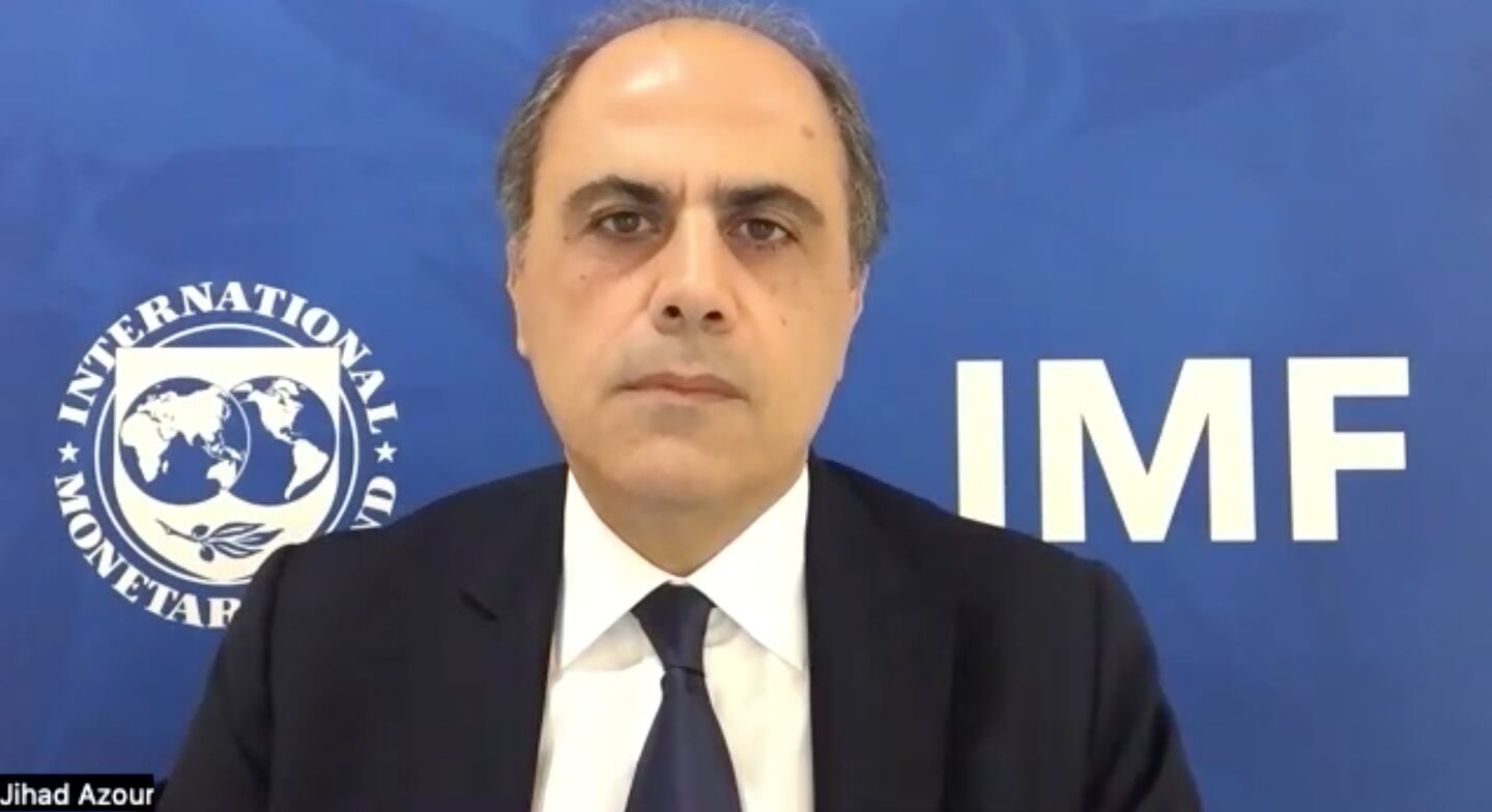 Jihad Azour, the Director of the Middle East and Central Asia Department at the IMF. Image: The National