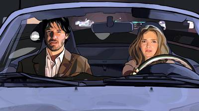 Editorial use only. No book cover usage.Mandatory Credit: Photo by Warner Independent Pictures/Kobal/REX/Shutterstock (5885525al)Keanu Reeves, Winona RyderA Scanner Darkly - 2006Director: Richard LinklaterWarner Independent PicturesUSAScene StillScifi