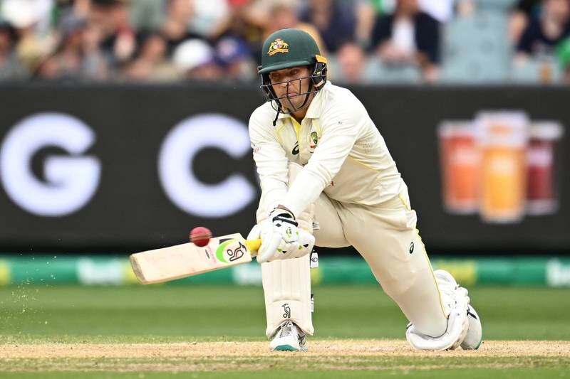 Australia's Alex Carey scored a century during day three of the second Test against South Africa at the Melbourne Cricket Ground on Wednesday, December 28, 2022. EPA