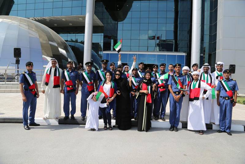 Dubai Customs on Flag Day. Courtesy Dubai Customs