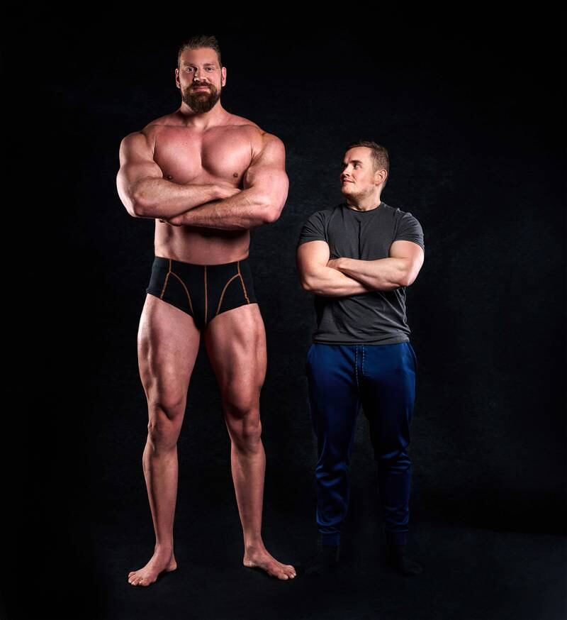 Oliver Richters, the tallest male professional bodybuilder.