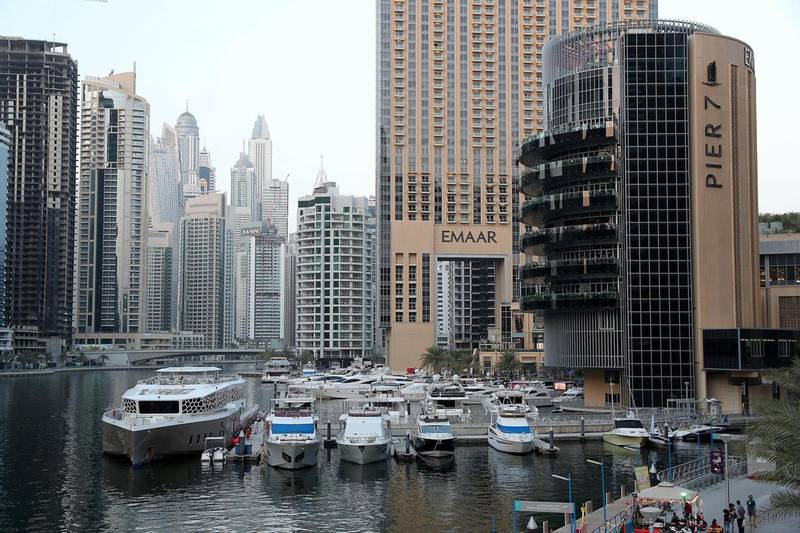 Timeshares are not very common in the UAE but there are operators in the Emirates with property listings in places such as Dubai Marina, The Palm Jumeirah and Jumeirah Lakes Towers. Antonie Robertson / The National  