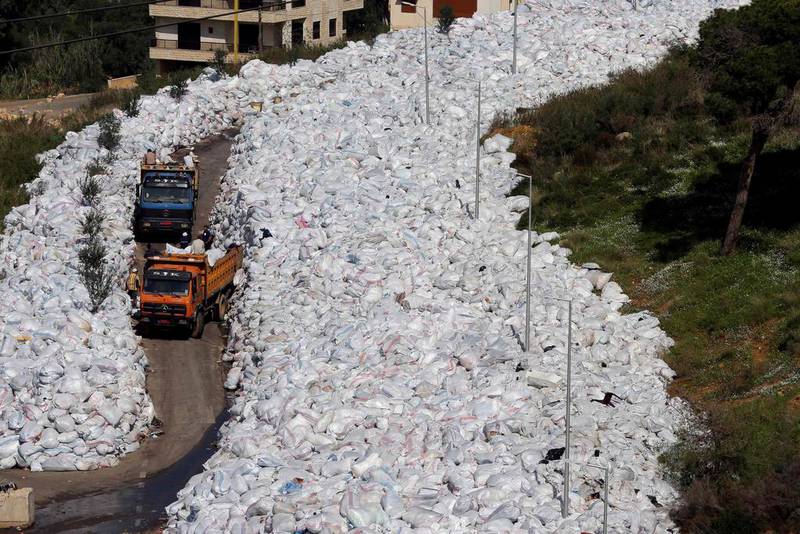 Corruption surrounded the rubbish crisis in Lebanon that began last July and was only resolved a few weeks ago. Joseph Eid / AFP