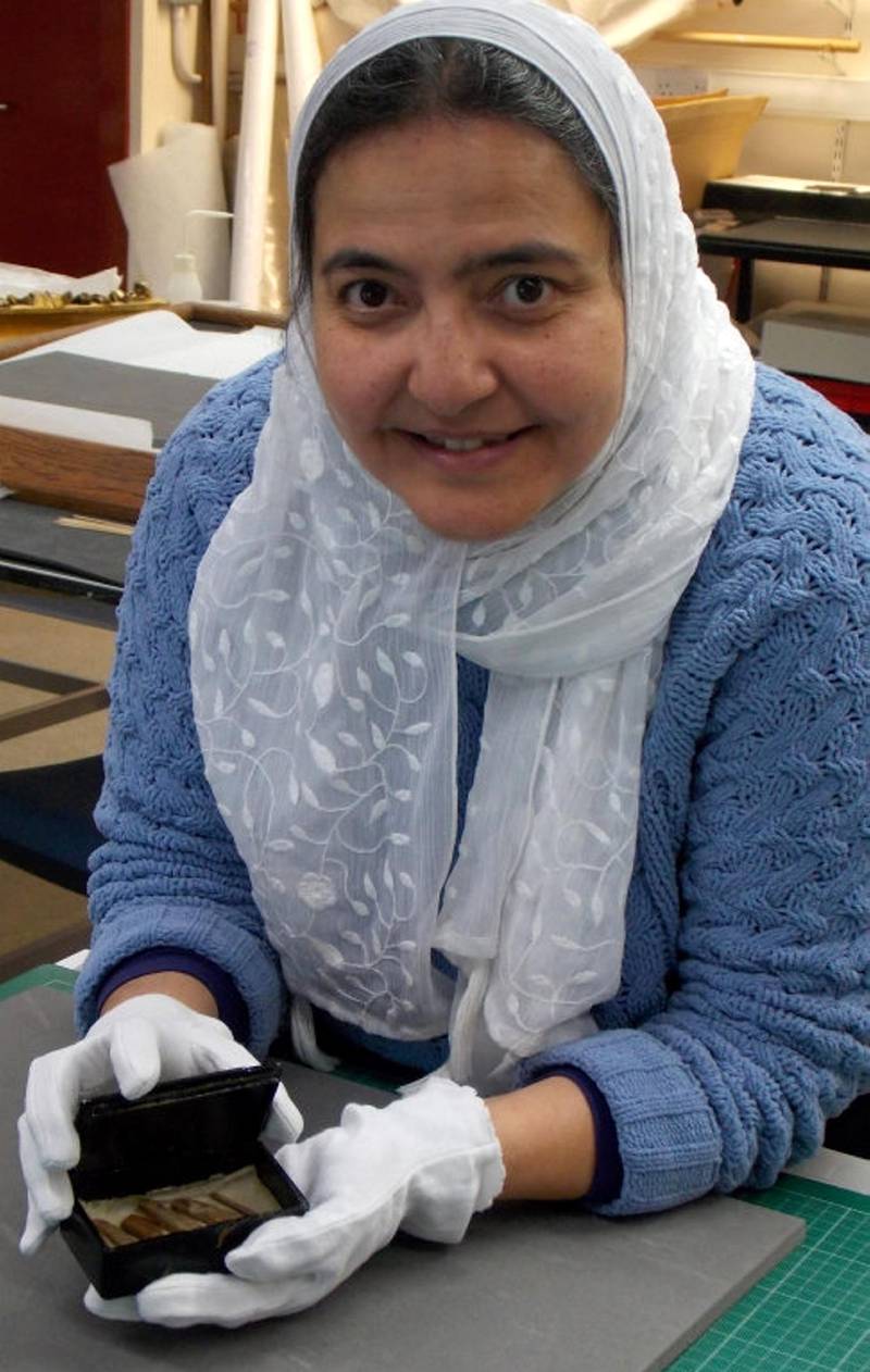 Abeer Eladany discovered the cigar box by accident. University of Aberdeen