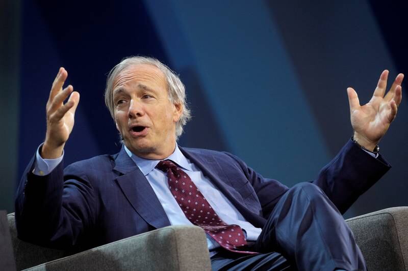 Ray Dalio, Bridgewater's co-chairman and co-chief investment officer, during the Skybridge Capital Salt New York 2021 conference in New York City. Mr Dalio told the forum that he believes governments will shut down Bitcoin if it becomes too successful. Reuters