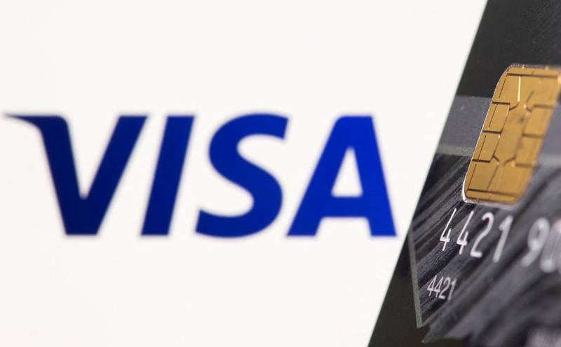 Visa recorded 47.6 billion transactions in the last quarter. Reuters