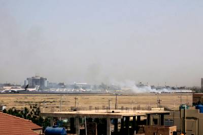 Explosions rock the Sudanese capital as paramilitary fighters and the regular army attack each other's bases. AFP