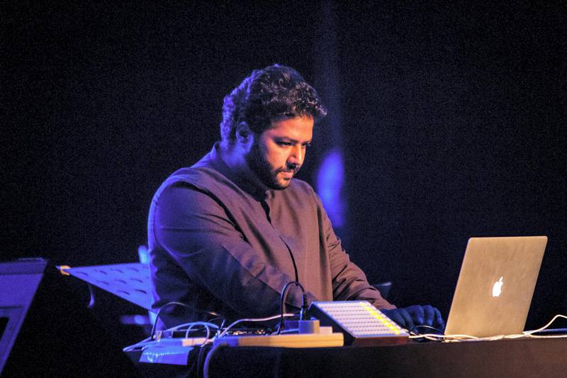 Bahraini composer Hasan Hujeiri will add doses of electronic music  to his Tambura music concert as part of Abu Dhabi Art. Picture courtesy of Hasan Hujeiri.