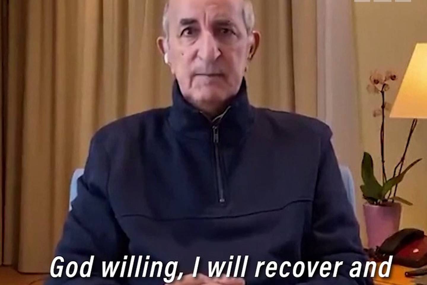 Algeria’s president thanks army and German medics for Covid-19 treatment