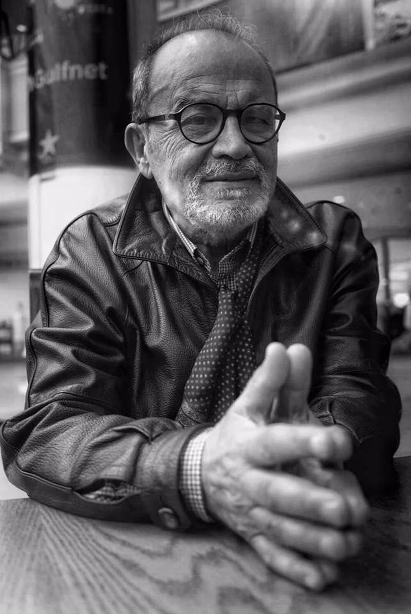 Portrait of late Lebanese artist Amine El Bacha. Mahita El Bacha