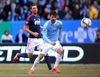 Football is one of the fastest-growing sports in the US, attracting players such as David Villa, above, who plays for New York City FC. AFP