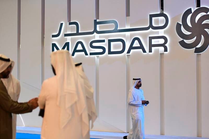 Abu Dhabi's Masdar is involved in a number of projects related to green hydrogen production. Khushnum Bhandari / The National