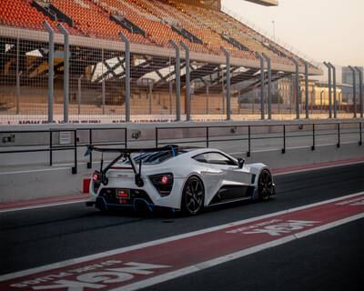 A TSR-S pays a visit to Dubai Autodrome
