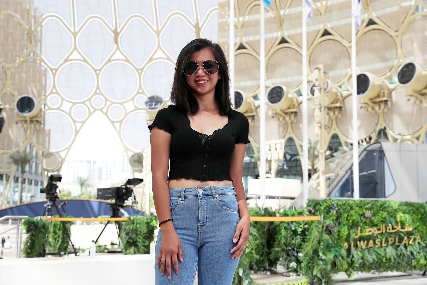 Ivy Soliven from the Philippines has visited the Expo five times. Pawan Singh / The National    