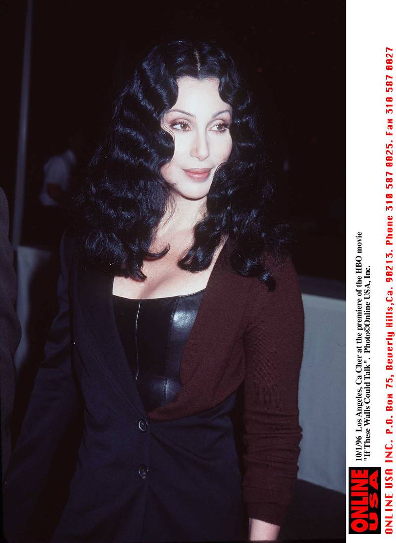 10/1/96 Los Angeles, Ca Cher at the premiere of the HBO movie "If These Walls Could Talk".