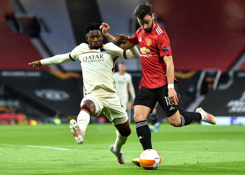 Amadou Diawara - 4, Didn’t do that much with the ball at his feet and one poor pass that was intercepted almost got Roma in trouble. Couldn’t break up United’s midfield play once the men in red got going. Looked like he was carrying an injury in the latter stages. EPA