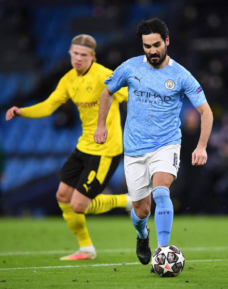 Ilkay Gundogan - 8, Brought out some wonderful touches and showed brilliant composure to set up Phil Foden for the winner. AFP