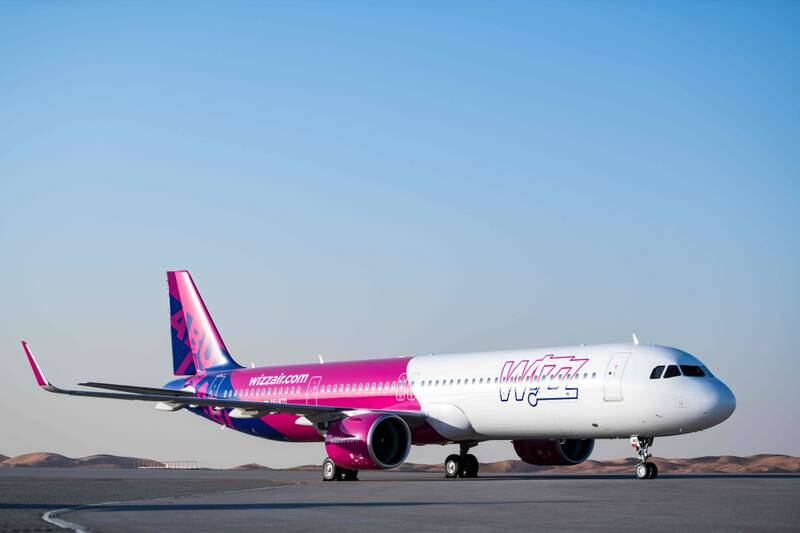 Wizz Air Abu Dhabi will launch flights to Baku on August 14. Courtesy Wizz Air