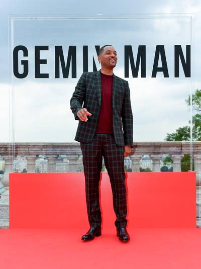 BUDAPEST, HUNGARY - SEPTEMBER 25: Will Smith attends the Paramount Pictures, Skydance and Jerry Bruckheimer Films "Gemini Man" Budapest red carpet at Buda Castle Savoy Terrace on September 25, 2019 in Budapest, Hungary. (Photo by Ian Gavan/Getty Images for Paramount Pictures)