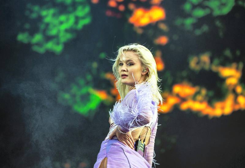 Zara Larsson performed on the first day of the Way Out West festival in Gothenburg, Sweden. Courtesy Way Out Festival