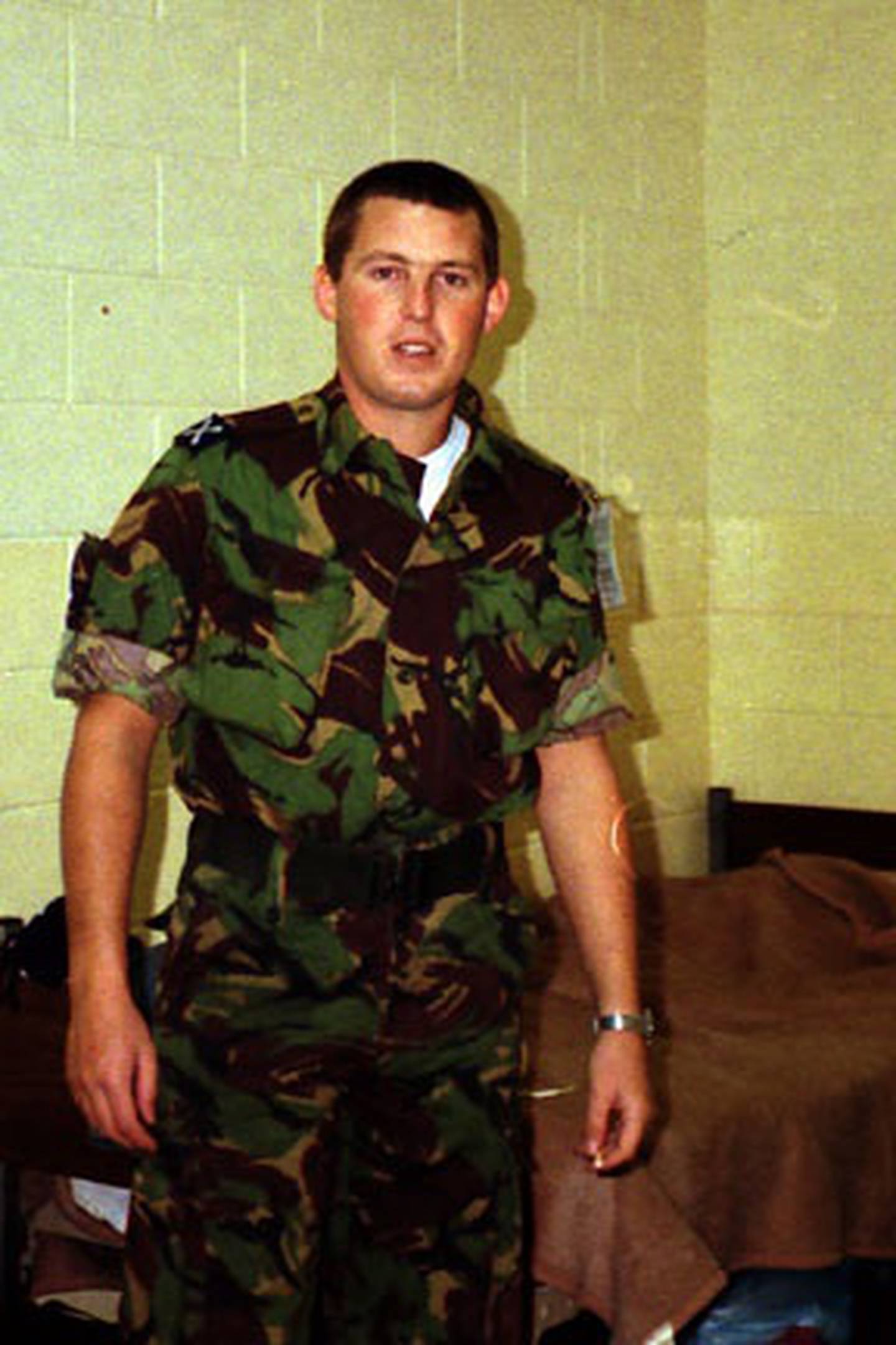 Andy Philips in Saudi Arabia in 1990.