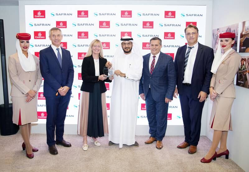 Emirates, the world’s largest international airline, has announced a series of contracts awarded to Safran. Photo: Emirates