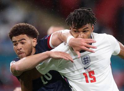 Tyrone Mings 7 - A crucial intervention stopped a cross bound for Dykes in the second half and that was the theme for the 6ft 5in defender. A dominant display in the air while dealing with Scotland’s attack comfortably. Reuters