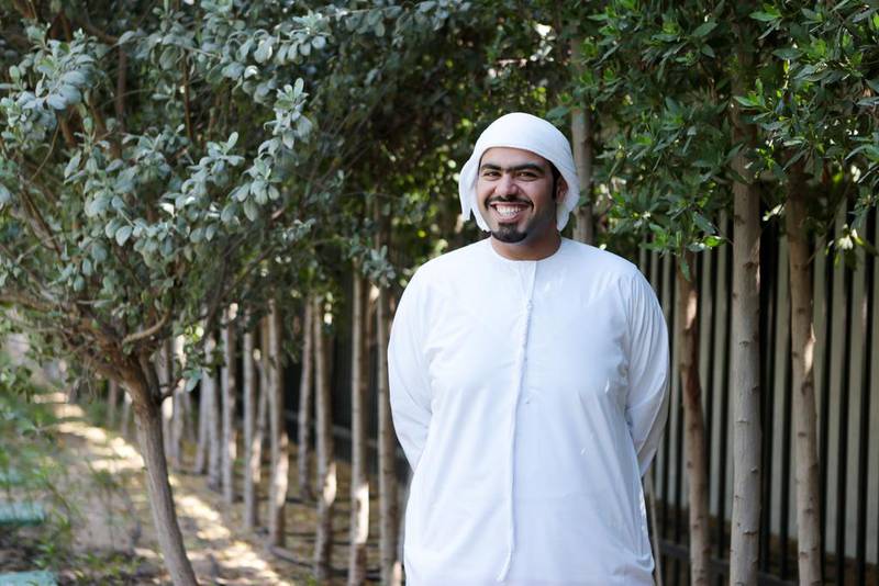 Hamel Al Qubaisi, who has won a Rhodes Scholarship to study at Oxford. Christopher Pike / The National