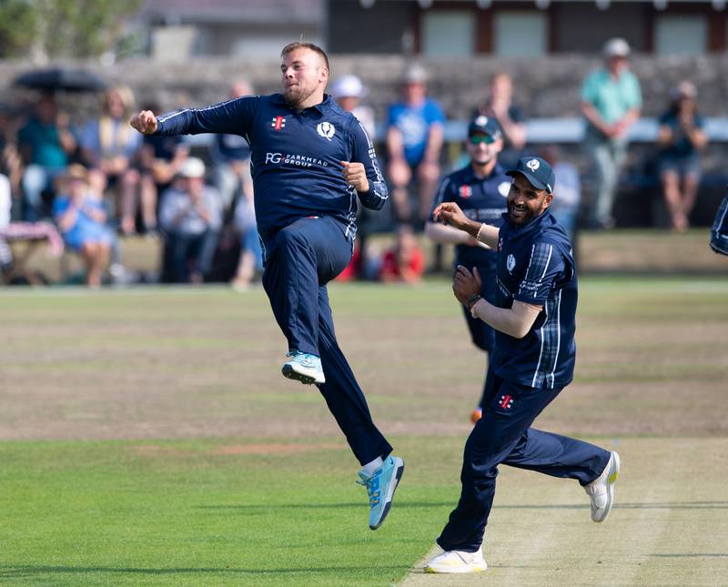 Left-arm spinner Mark Watt was outstanding with the ball for Scotland again. 