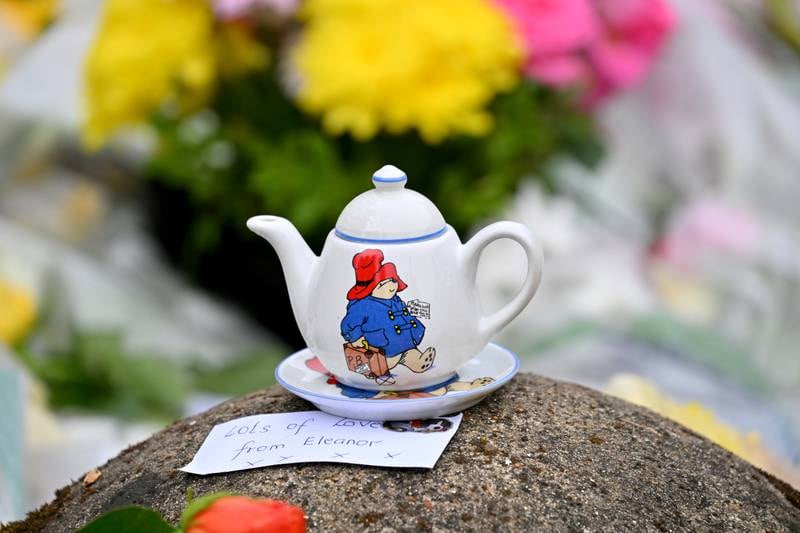 A Paddington Bear teapot at the Sandringham Estate. EPA